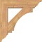 Ekena Millwork Imperial Traditional Smooth Bracket w/ Offset Brace, Western Red Cedar, 7 1/2"W x 30"D x 30"H BKT0806X30X30IMP01SWR - alternate 2